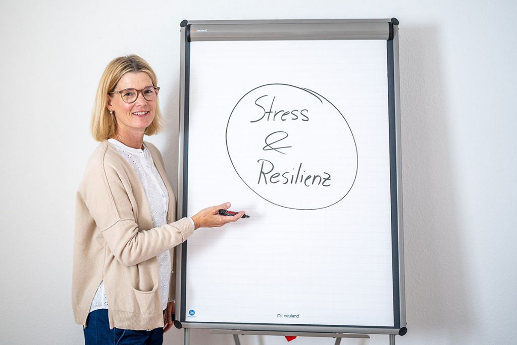 Anke Löffel vor Flipchart